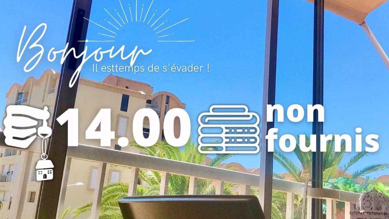 Retromirabeau "Cote Mer" - 29M2 - Lumineux - Terrasse Loggia - Vue Marina - Parking Securise - 2 A 3 Pers - Emplacement Top - Cheques Vacances Connect Gruissan Exterior foto